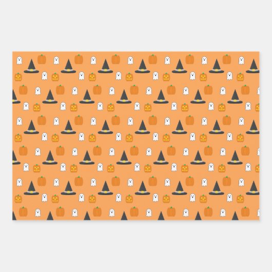 Halloween-Party Geschenkpapier Set (Vorderseite 2)