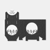 Halloween-Party Geschenkschachtel (Ungefaltet)