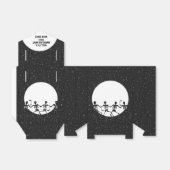 Halloween-Party Geschenkschachtel (Ungefaltet)