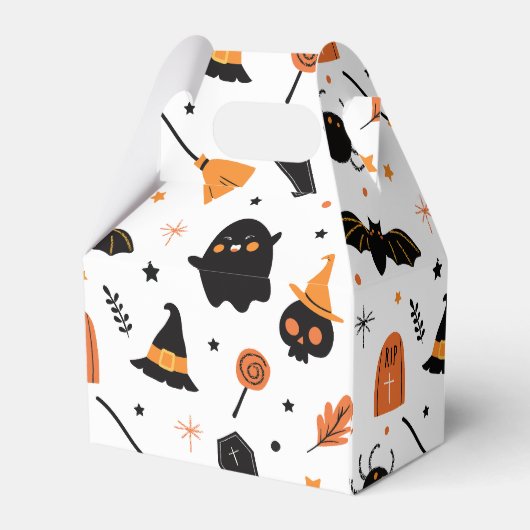 Halloween-Party Geschenkschachtel (Rückseite)