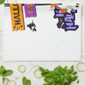 Halloween Party Geschirrtuch (Gefaltet)