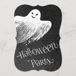 Halloween-Party - Ghoful Ghost Einladung