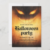 Halloween-Party-Ghost-Dämon Einladung (Vorderseite)