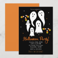 Halloween-Party Ghosts & Candy Mais Schwarzes Oran