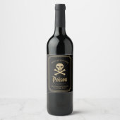 Halloween-Party-Gift Weinetikett (Vorderseite)