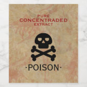 Halloween-Party Gift Weinetikett (Einzelnes Label)