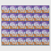 Halloween-Party Gift Wrap Geschenkpapier (Flach)