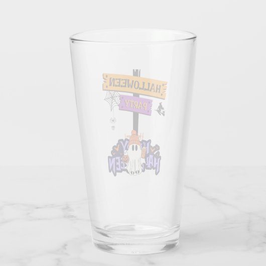 Halloween Party Glas (Rückseite)