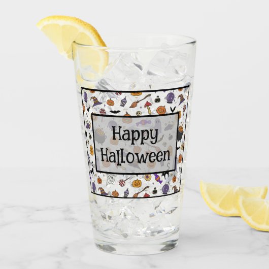 Halloween-Party Glas (Vorderseite Ice)