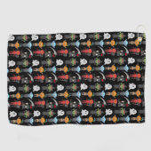 Halloween-Party Golf Handtuch (Horizontal)