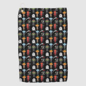 Halloween-Party Golf Handtuch (Vorderseite)