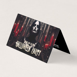 Halloween-Party – Gothic-Dunkle Einladung