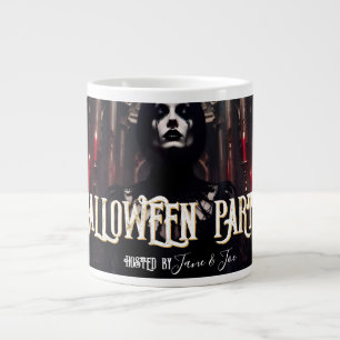 Halloween-Party – Gothic-Dunkle Einladung Jumbo-Tasse