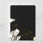 Halloween-Party Gothic Moon Einladung (Rückseite)