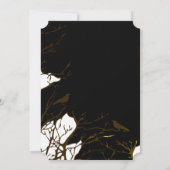 Halloween-Party Gothic Moon Einladung (Rückseite)