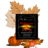 Halloween-Party Gothic Spooky Pumpkin Einladung