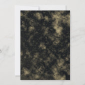 Halloween Party Grim Sensenmann Einladung (Rückseite)