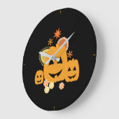 Halloween-Party Große Wanduhr (Winkel)