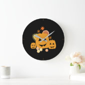 Halloween-Party Große Wanduhr (Zuhause)