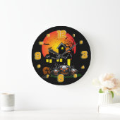 Halloween-Party Große Wanduhr (Zuhause)