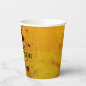 Halloween Party Grunge Hexenhut Brüder Spinnen Pappbecher (Links)