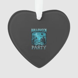 Halloween-Party Grusel-Haus Kürbisse Totenkopf Hex Ornament