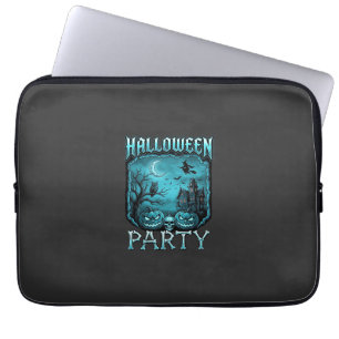 Halloween-Party Gruselhaus Kürbisse Totenkopf Hexe Laptopschutzhülle
