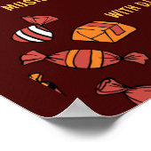 Halloween-Party, Halloween-Nacht Poster (Ecke)