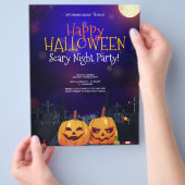Halloween-Party, Halloween Night Terror Flyer (Hand)