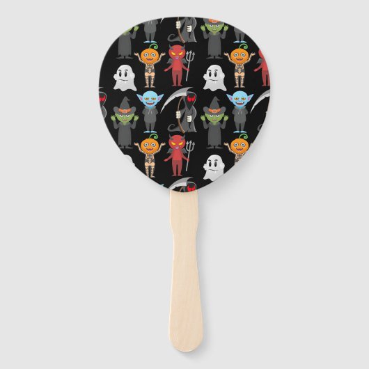 Halloween-Party Hand Fans Fächer (Rückseite)