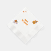 Halloween-Party Hat und Pumpkin Serviette (Ecke)