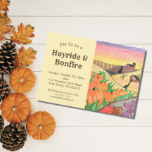 Halloween-Party Hayride