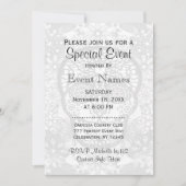 Halloween-Party | Heiß rosa und blau glänzen Einladung (Vorderseite)