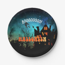 Halloween-Party Hexen Dark House Orange