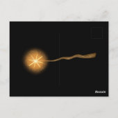 Halloween-Party, Hexen und Zauberer Postkarte (Rückseite)