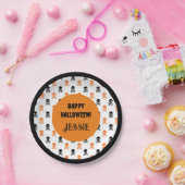 Halloween-Party Hinzufügen von Textnamen Kids Cake Pappteller (Party)