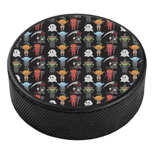 Halloween-Party Hockey Puck (3/4)