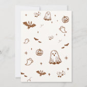 Halloween-Party im Party sterben Einladung (Rückseite)