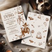 Halloween-Party im Party sterben Einladung