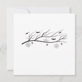 Halloween party invitation card save the date (Rückseite)