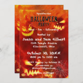 Halloween Party invitation Spooktacular design Einladung (Vorne/Hinten)