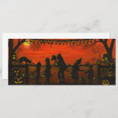 Halloween, party.invitations, Süßes sonst gibt's Einladung (Vorne/Hinten)