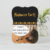 Halloween-Party Invite (Friendly) von RoseWrites Einladung (Stehend Vorderseite)