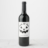 Halloween-Party | Jack O’ Fun Pumpkin Weinetikett (Vorderseite)