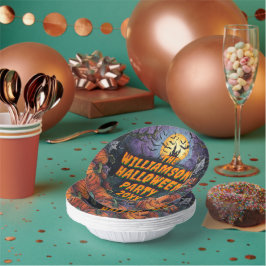 Halloween-Party Jahr hinzufügen Pappteller