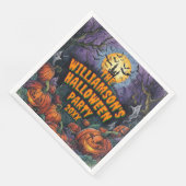 Halloween-Party Jahr hinzufügen Serviette (Ecke)