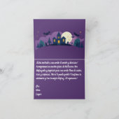 Halloween Party Karte (Innenseite)