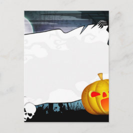 Halloween-Party-Karte Feiertagspostkarte