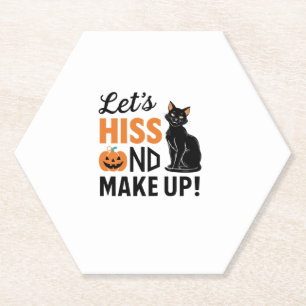 Halloween-Party-Katzen-Mama-Kostüm Langarm-T-Shirt Untersetzer