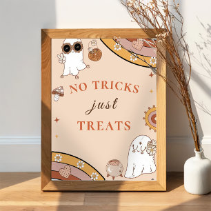 Halloween-Party kein Trick, nur Leckereien untersc Poster
